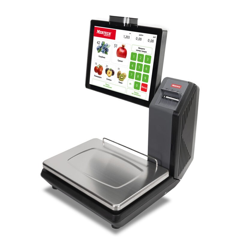 Весы с печатью этикеток M-ER 725 PM-32.5 (VISION-AI 15″, USB, Ethernet, Wi-Fi)