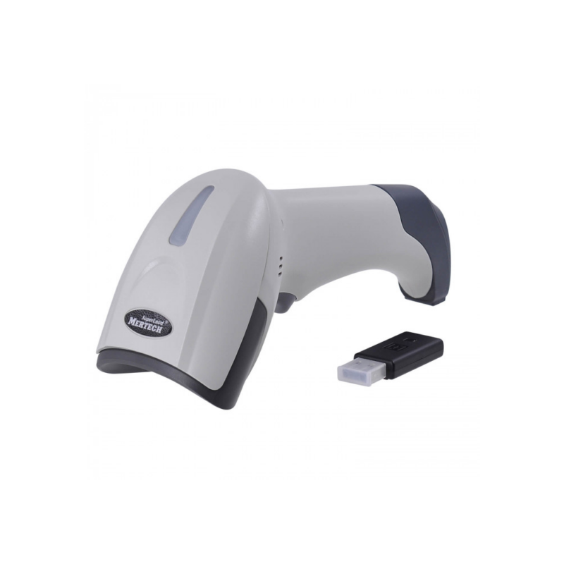 Беспроводной сканер штрих-кода MERTECH CL-2310 BLE Dongle P2D USB White с подставкой Cradle