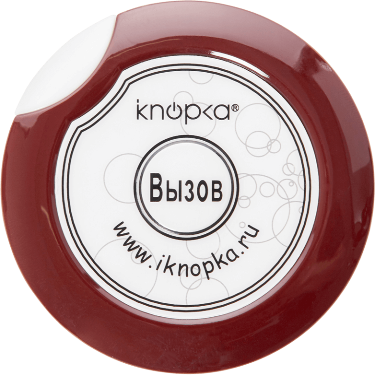 Кнопка вызова iKnopka APE700 (Бордовый, арт. APE700-1RRx)